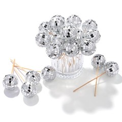 Yescom 20PCS 1.6″ Small Disco Ball Mirror Mini Hanging for Events Wedding Party