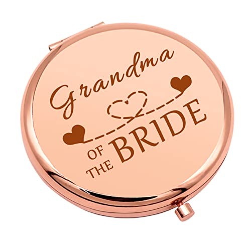 Grandma of The Bride Gifts Wedding Party Gifts Thank You Gift Compact Rose Gold