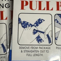 Patriotic USA 4th July Party Decor Fabric Pull Bow 6” BLUE WHITE STARS LOT of 4
