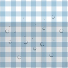 Suhelkit Light Blue Gingham Party 55 inches x 86 inches, Multi Color