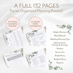 Wedding Planner Book and Organizer – Wedding Planner Book – Bridal Planning B…
