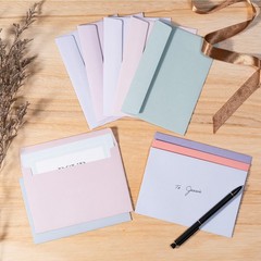 A4 Envelopes, 50-Pack Colored Envelopes 4×6, Envelopes for Invitations, Paste…
