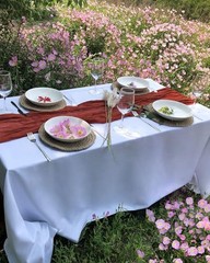 Terracotta Cheesecloth Table Runner 10 Ft 1 Pcs Gauze Table Runner 120″ x 35″