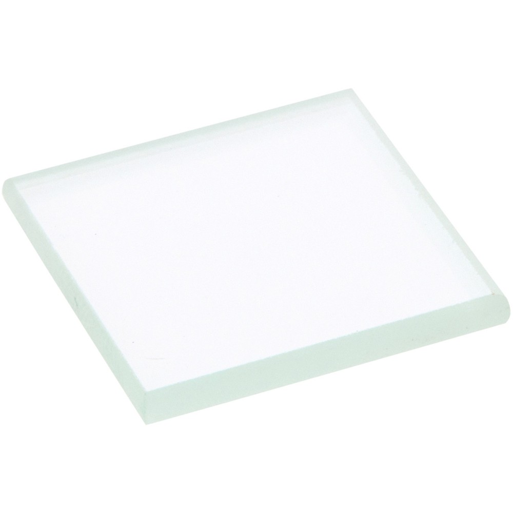 Plymor 1″ Square, 3mm Thick Non-Beveled Clear Glass