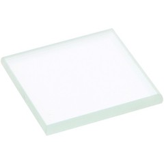 Plymor 1″ Square, 3mm Thick Non-Beveled Clear Glass