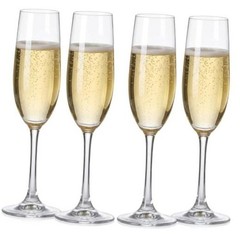 Unbreakable Champagne Glasses – Set of 4 (5oz Each), Made of Shatterproof