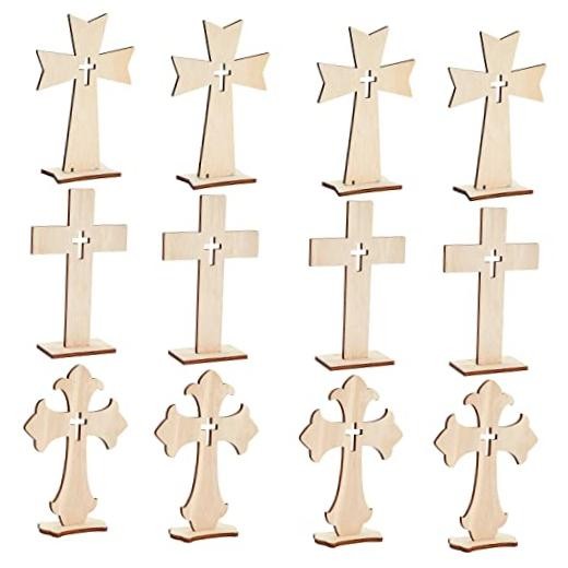 DIY Wooden Crosses for Crafts – DIY Blanks to Paint & Cross Decor with Stands