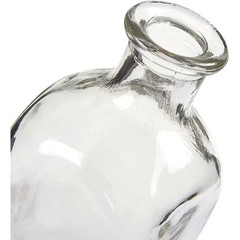 Juvale 12-Pack Mini Glass Bottles with Cork Lids – 4 oz Clear Vintage clear