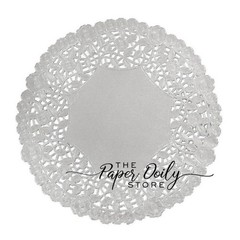 50 – 12″ SILVER PAPER DOILIES | Anniversary, Wedding, Placemats Silver Chargers