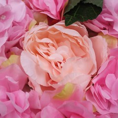 6Pcs Artificial Flower Wall Panels 60*40cm Floral Backdrop Wedding Party Decor