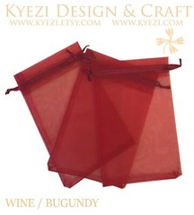 2″x3″, 3″x4″, 4″X6″, 5″x7″ Choose Your Own Colors Sheer Drawstring Organza Bags