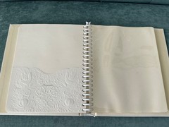 Vintage Hallmark White Our Wedding Keepsake Album Book Excellent New