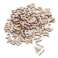 100Pcs Retro Natural Wood Toy Buttons DIY Handmade Craft Decoration Buttons