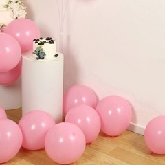 50 PINK 12″ Biodegradable Latex Matte Pastel Balloons Party Wedding Decorations