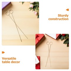100 Pcs Flower Decoration Set Wedding Place Card Holders Buffet Label