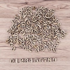 Wooden Table Numbers Unpainted Wooden Crafts Unfinished Wood Painting