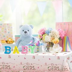 3 Pack Floral Baby Shower 3 – 108″ x 54″ (Rectangular), Multi Color