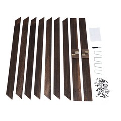 7.2FT Wedding Party Arch Door Wooden Heptagon Flower Arbor Stand Background USA