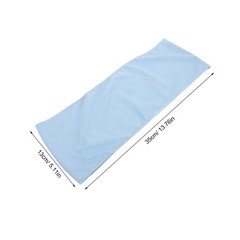 20Pcs Reusable Elastic Chair Sashes Bands for Party Sky Blue Universal Fit
