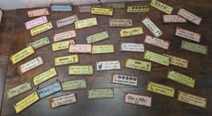 Lot of 46 Handmade Rustic Wine Wedding Favor Signs Guest Gifts Engagement Decor