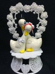 Country Western duck Wedding Cake Topper God Beautiful Nature Outdoor Funny top