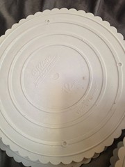Wilton Circles of Strength Cake Separator Plates Scalloped 6” – 12” Lot of 7