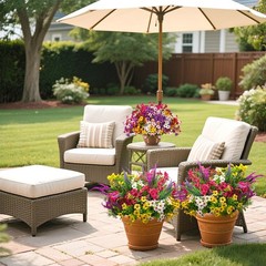 20 Packs Artificial Flowers Outdoor UV Resistant Fake Plants for Garden Patio…