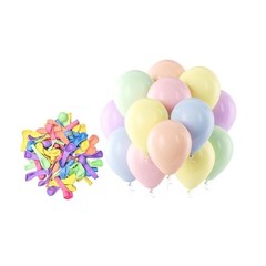 Pastel Balloons Latex Party Balloons – 150 Pack 5inch (Small) 01-assorted-d02