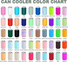 Custom Wedding Can Cooler 100 Pack Bulk Wedding Favors Guests Insulated Neoprene