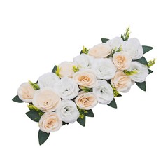 Party Dining Table Flower 10Pcs Artificial Flowers Dusty Rose Floral Arrangement