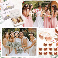 Bridesmaid Proposal Gift Set – 48 Pcs with Tumbler, Jewelry Box & More