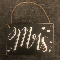 Mr and Mrs Signs for Wedding or Engagement
