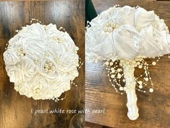 Communion Bouquet, prom bouquet, bridal bouquet, artificial flowers