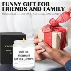 Last Nerve Candle – Funny Wedding & Bridal Shower Gift for Daughter-in-Law