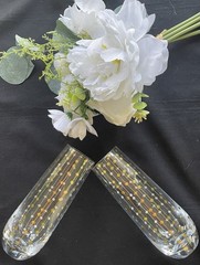 VTG-Inspired Stemless Champagne Flutes Wedding Toast Bride Groom MCM Fab Fit Fun