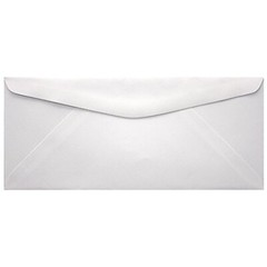 White #9 Regular Envelopes, 3 7/8 x 8 7/8, 24w(90gsm), 50 per Pack