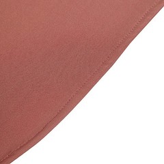 7 ft x 3 ft TERRACOTTA Matte Fitted Spandex Half Moon Arch Stand Cover Wedding