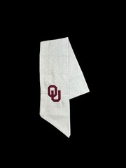 University of Oklahoma (OU) Cotton Wreath Sash (2 Logos) 40k Stitch SEC Graduate