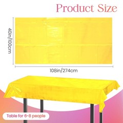 2 Pieces Yellow Iridescence 2 (40″ x 108″ Rectangular),