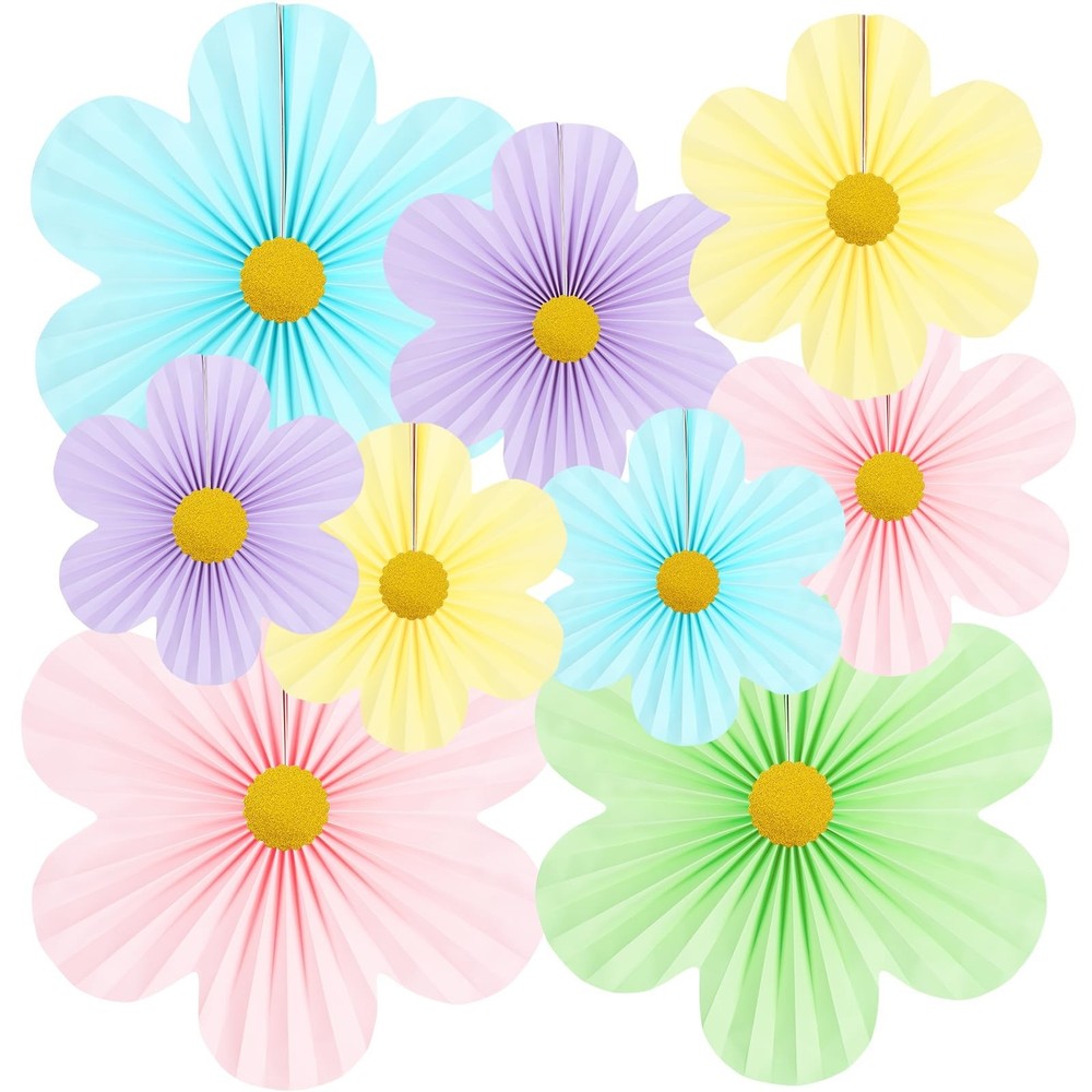 Pastel Party Decorations Paper Flowers Decorations for Wall Classroom Paper F…