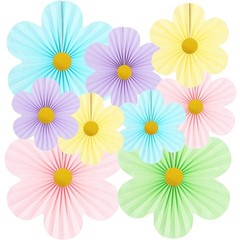 Pastel Party Decorations Paper Flowers Decorations for Wall Classroom Paper F…