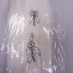 Details accessories White Pew Bows with Tulle 2 pack Decorations – Brand New
