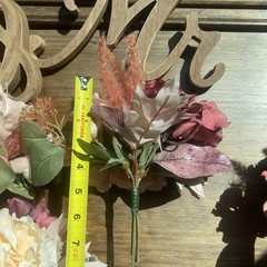 6 Wedding Table Bouquets Budget Friendly Beautiful Faux Flowers Cream/White Pink
