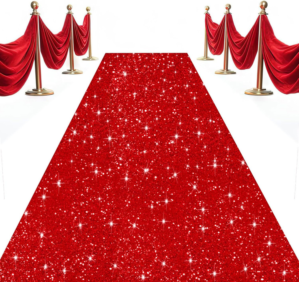 Sequin Aisle Runner 2X15Ft Sparkly Wedding Party Carpet