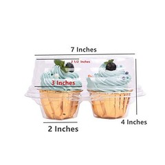 Double Cupcake Container,2 Compartment Cupcake Container – Deep Cupcake 10
