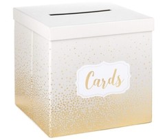 Hallmark Study 10″ Gift Card Receiving Box Weddings Graduation Party Birthday