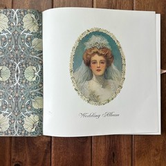 Vintage Wedding Photo Album Unused Keepsake Memory Book Victorian Gift 1994