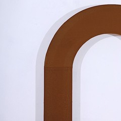 8ft CINNAMON BROWN Fitted Spandex Open Arch Double Sided Backdrop STAND COVER