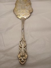 International Silver Company Gold Tone Cake Server & Knife Set Wedding