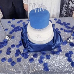 1000 Pcs Silk Rose Petals in Sapphire Blue – Elevate Your Wedding & Party Decor